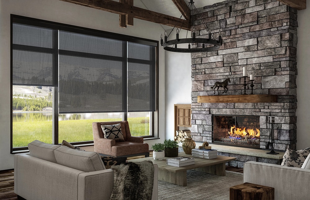 solar shades living room (1)